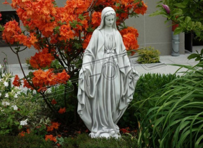 Mutter Jesus Maria Statue Grab Skulptur Heilige Figur Garten Deko 100cm